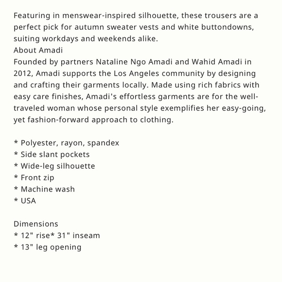 Anthropologie ‘Amadi’ pleated wide-leg plaid pants - Picture 4 of 8